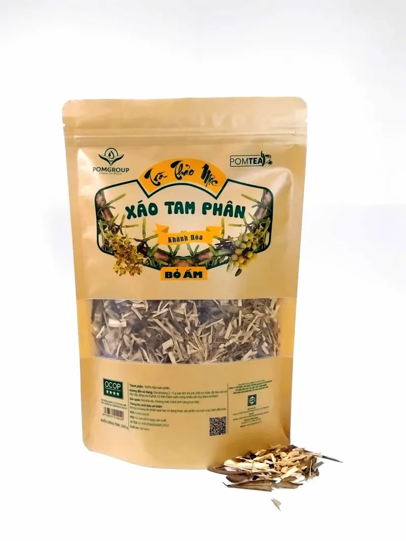 Trà Thảo Mộc Xáo Tam Phân Khánh Hòa Pomtea (Bỏ ấm)