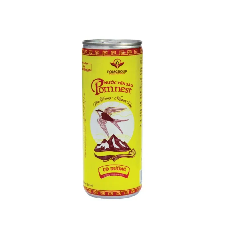 Nước Yến Sào Pomnest có đường - Lốc 6 lon