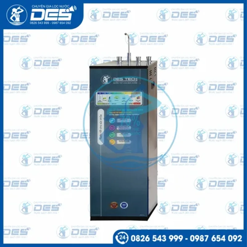 Máy lọc nước Ion Kiềm nóng - lạnh - nguội DESTECH-KDI09