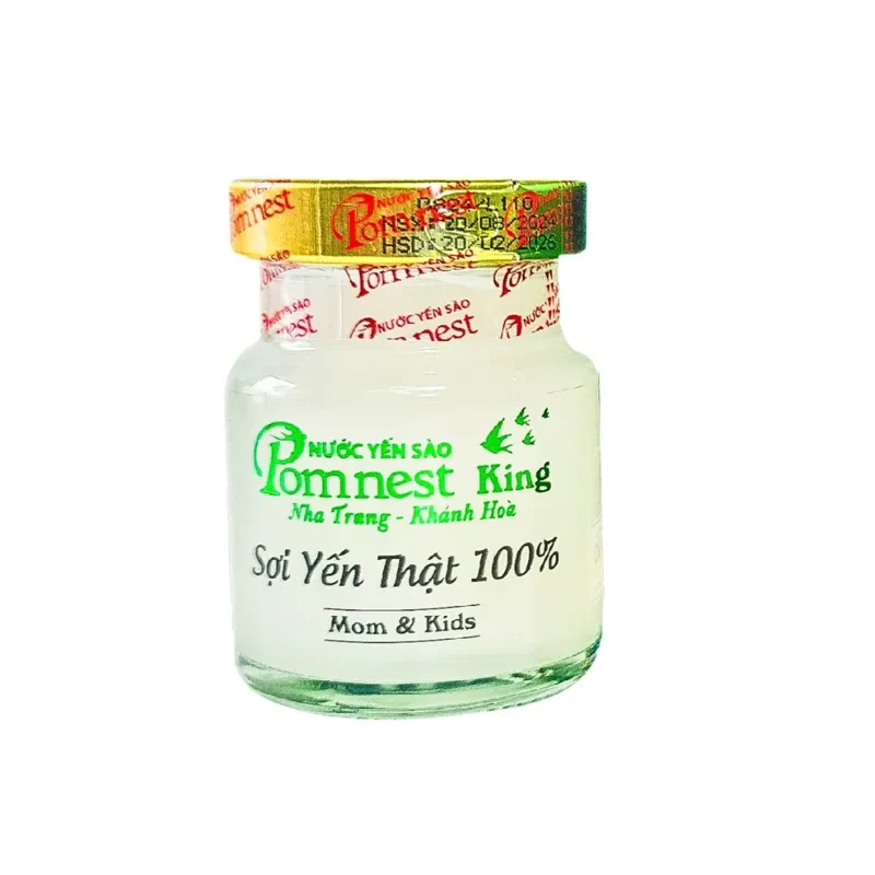 Nước Yến Sào Pomnest King Mom & Kids - Lốc 6 hũ