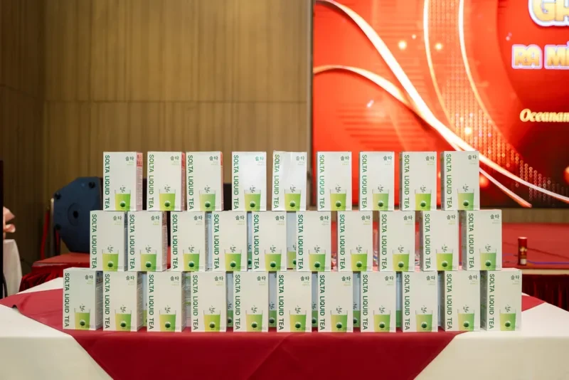 Tinh dầu thông đỏ lên men Solta ( Lá thông )300ml  ( Hộp 15 gói )