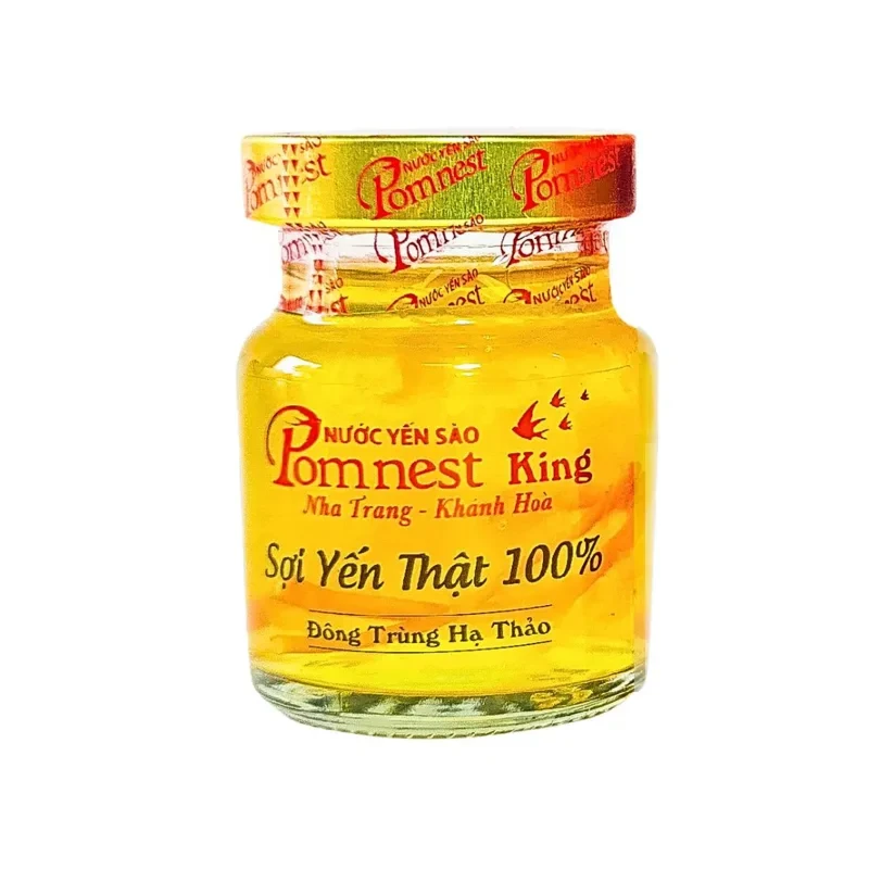 Nước Yến Sào Pomnest King Đông Trùng Hạ Thảo - Lốc 6 hũ