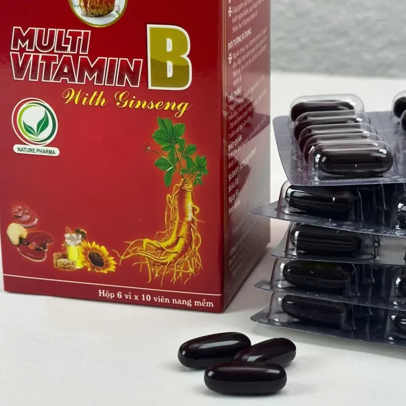 MULTI VITAMIN B GINSENG ( BỔ SUNG VITAMIN NHÓM B CHO NGƯỜI BIẾNG ĂN, ĐAU DÂY THẦN KINH NGOẠI BIÊN)