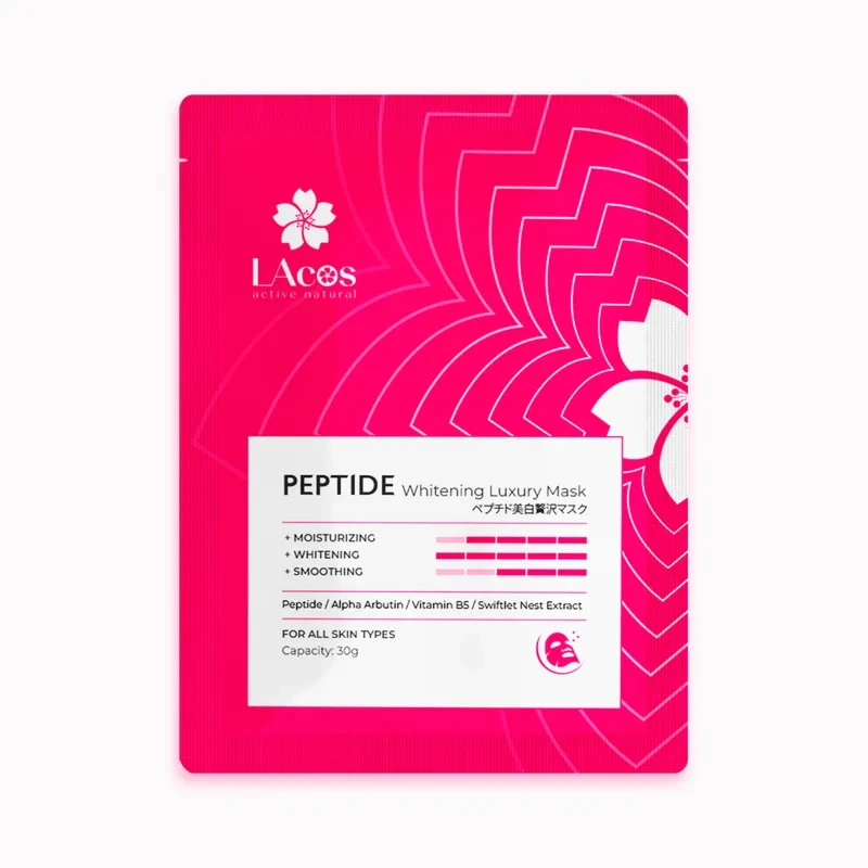 Mặt Nạ Dưỡng Trắng Da Cao Cấp LAcos – Peptide Whitening Luxury Mask